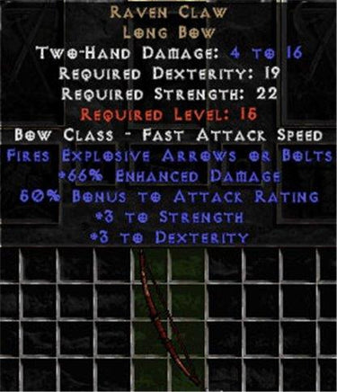 Raven Claw - +60-69% ED - West Non-Ladder