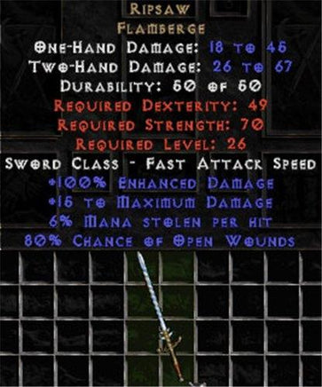 Ripsaw - +100% ED - Perfect - West Non-Ladder