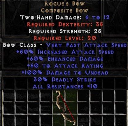 Rogue's Bow - West Non-Ladder
