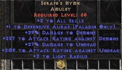Seraph's Hymn +1 Def Auras - West Non-Ladder