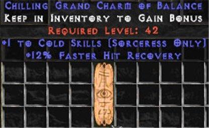 Sorceress Cold Skills w/ 12% FHR GC - West Non-Ladder