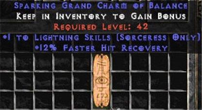 Sorceress Lightning Skills w/ 12% FHR GC - West Non-Ladder