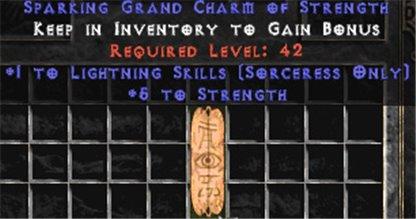 Sorceress Lightning Skills w/ 3-5 Str GC - West Non-Ladder