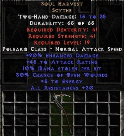 Soul Harvest - +90% ED - Perfect - West Non-Ladder