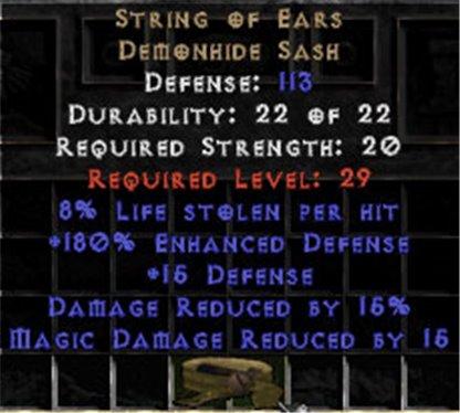 String of Ears - 180% ED/8% LL/15% DR/15% MDR - Perfect - West Non-Ladder