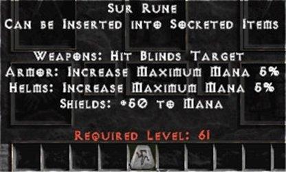 Sur Rune - West Non-Ladder