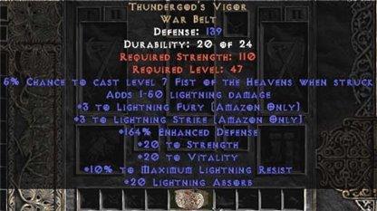 Thundergod's Vigor - West Non-Ladder