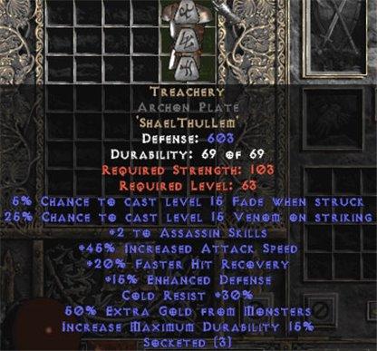 Treachery Archon Plate - Europe Ladder