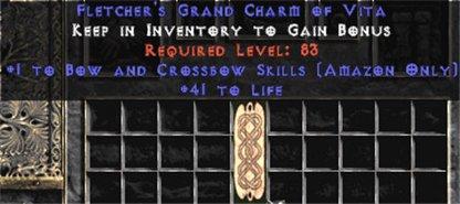 Amazon Bow & Crossbow Skills w/ 41-44 Life GC - West Non-Ladder