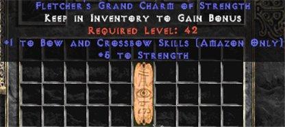 Amazon Bow & Crossbow Skills w/ 3-5 Str GC - West Non-Ladder