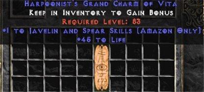 Amazon Javelin & Spear Skills w/ 45 Life GC - West Non-Ladder