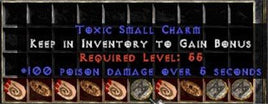 10 x Pack - 100 Poison Damage SC (plain) - West Non-Ladder