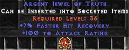 100 Attack Rating / 7% FHR Jewel - West Non-Ladder
