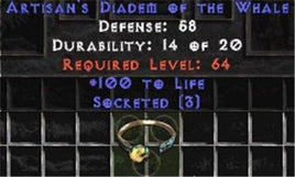 Artisan's Tiara/Diadem of the Whale - 100 Life - East HC Ladder