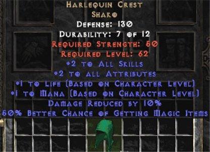 Harlequin Crest Shako - 130-140 Defense - Europe Ladder