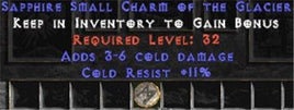 11 Resist Cold w/ 3-6 Cold Damage SC - Europe Non-Ladder