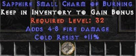 11 Resist Cold w/ 4-8 Fire Damage SC - Europe Non-Ladder
