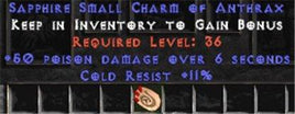 11 Resist Cold w/ 50 Poison Damage SC - Europe Non-Ladder