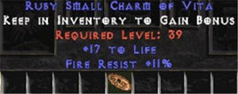 11 Resist Fire w/ 16-19 Life SC - Europe Non-Ladder