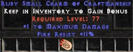 11 Resist Fire w/ 1 Max Damage SC - Europe Non-Ladder