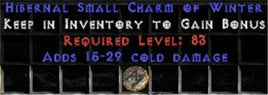 15-29 Cold Damage SC (plain) - Europe HC Ladder