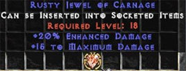 20% ED / 15 Max Damage Jewel - Europe Non-Ladder
