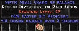 15 Poison Damage w/ 5% FHR SC - East Non-Ladder