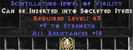 15 Resist All / 9 Strength Jewel - East Non-Ladder