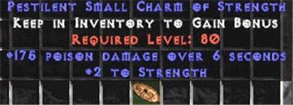 175 Poison Damage w/ 2 Str SC - Perfect - Europe Non-Ladder