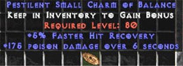 175 Poison Damage w/ 5% FHR SC - Perfect - Europe Non-Ladder