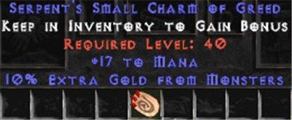 17 Mana w/ 10% Gold Find SC - Perfect - West Non-Ladder