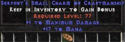 17 Mana w/ 1 Max Damage SC - Perfect - Europe Non-Ladder