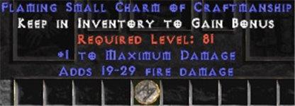 19-29 Fire Damage w/ 1 Max Damage SC - West Ladder