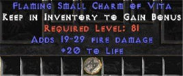 19-29 Fire Damage w/ 20 Life SC - West Ladder