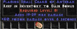 19-29 Fire Damage w/ 50 Poison Damage SC - Europe Ladder
