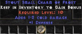 1 Defense w/ 1-2 Cold Damage SC - East Non-Ladder