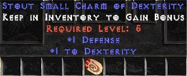 1 Defense w/ 1 Dex SC - West Non-Ladder