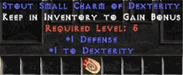 1 Defense w/ 1 Dex SC - East Non-Ladder