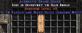 Amazon Passive & Magic Skills GC (plain) - Europe Non-Ladder