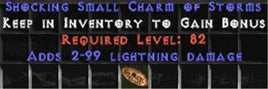 2-99 Lightning Damage SC (plain) - Europe HC Ladder