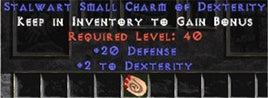 20-26 Defense w/ 2 Dex SC - Europe Non-Ladder