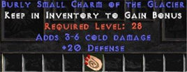 20 Defense w/ 3-6 Cold Damage SC - East Non-Ladder
