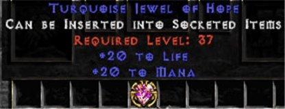 20 to Mana/20 to Life Jewel - Europe Non-Ladder
