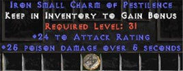 24 Attack Rating w/ 25 Poison Damage SC - Europe Non-Ladder