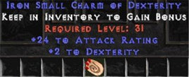 24 Attack Rating w/ 2 Dex SC - Europe Non-Ladder