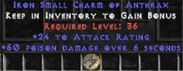 24 Attack Rating w/ 50 Poison Damage SC - Europe Non-Ladder