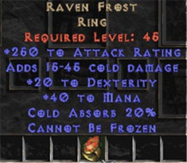 Raven Frost - +20 Dex - West Non-Ladder
