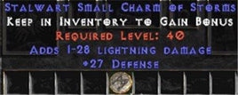 27-29 Defense w/ 1-28 Lightning Damage SC - Europe Non-Ladder