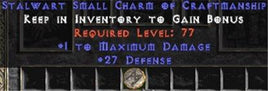 27-29 Defense w/ 1 Max Damage SC - Europe Non-Ladder