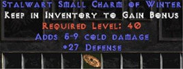 27-29 Defense w/ 5-9 Cold Damage SC - Europe Non-Ladder